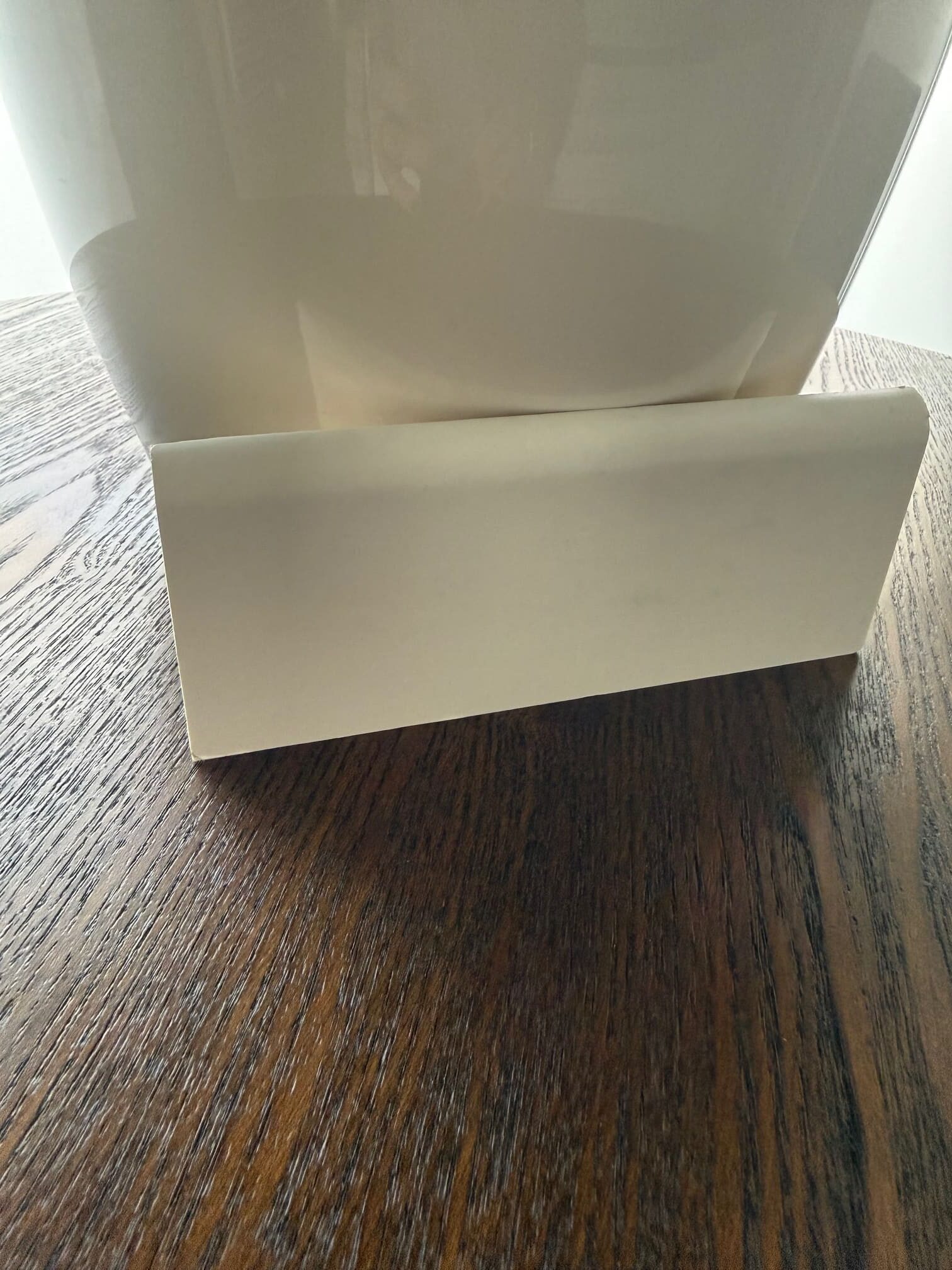 Skirting white veneer (can be painted) 15x60x2500 mm - YL0606