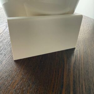 Skirting white veneer (can be painted) 12x80x2500mm - YL0557