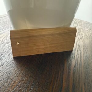 Skirting white veneer (can be painted) 15x60x2500mm - SV0001