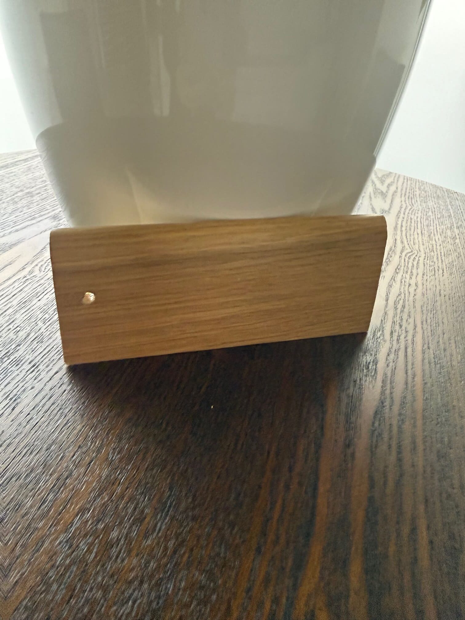 Skirting white veneer (can be painted) 15x60x2500mm - SV0001